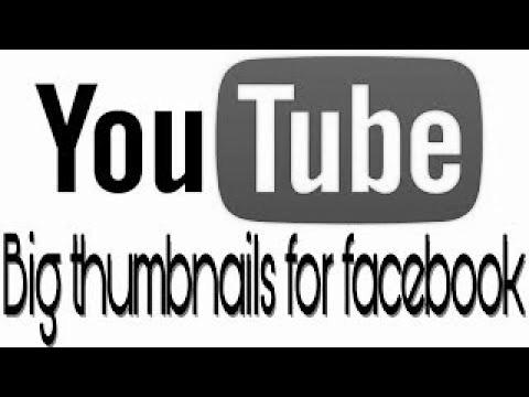 Learn how to make large thumbnails of YouTube movies for Facebook shares |  search engine optimization
