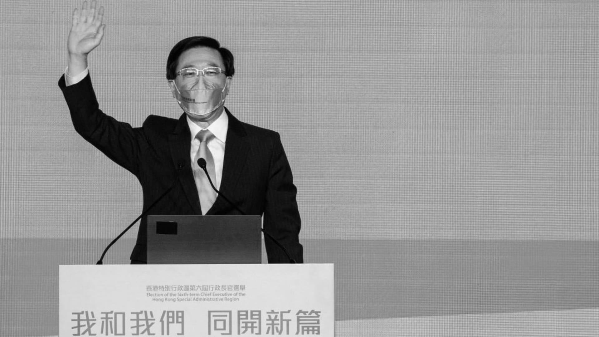 Hong Kong’s subsequent Chief Executive will be Beijing loyalist John Lee