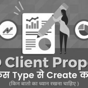 The way to Create website positioning Client Proposal?  |  Good Approach |  fulltutorial