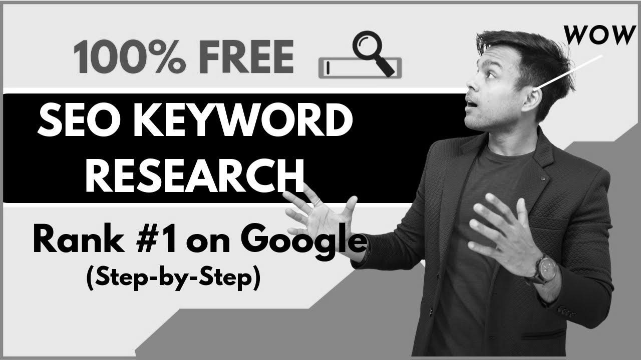 FREE Keyword Research for search engine optimisation in 2020 (3-Step 100% Working Blueprint)