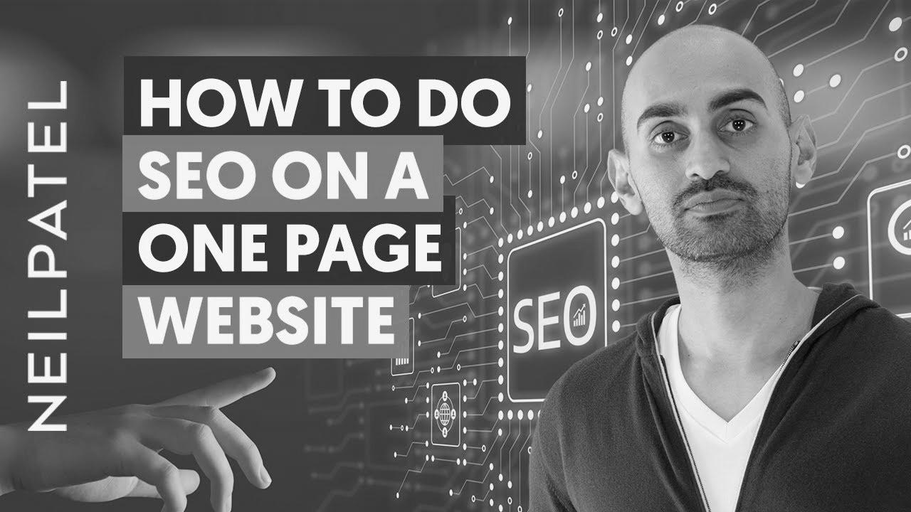 Easy methods to do search engine optimisation on a One Web page Web site