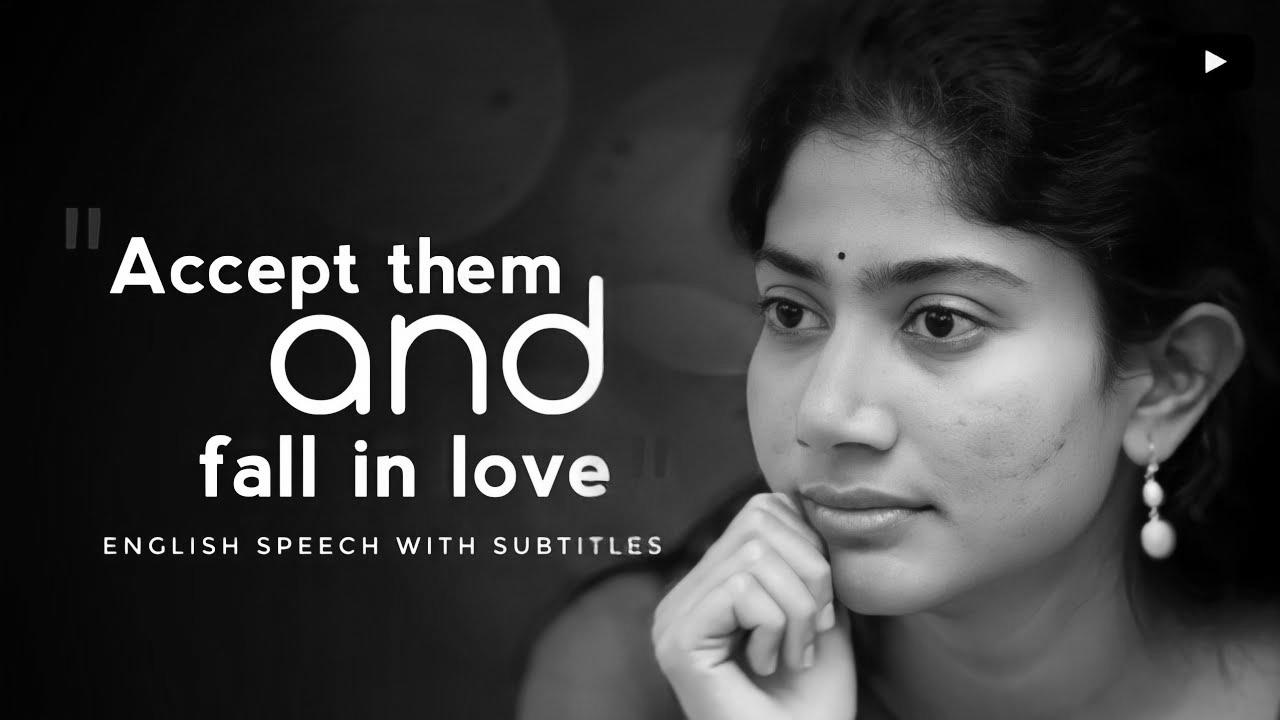 Sai Pallavi’s inspiring phrases on Colorism |  Motivational speech |  Study English 2022