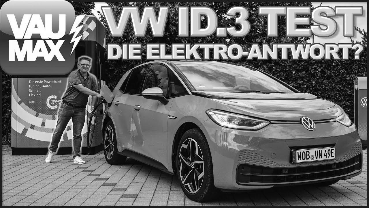 VW ID.3 – The electrical answer?  Driving report, technology & capabilities in check |  VAUMAXtv