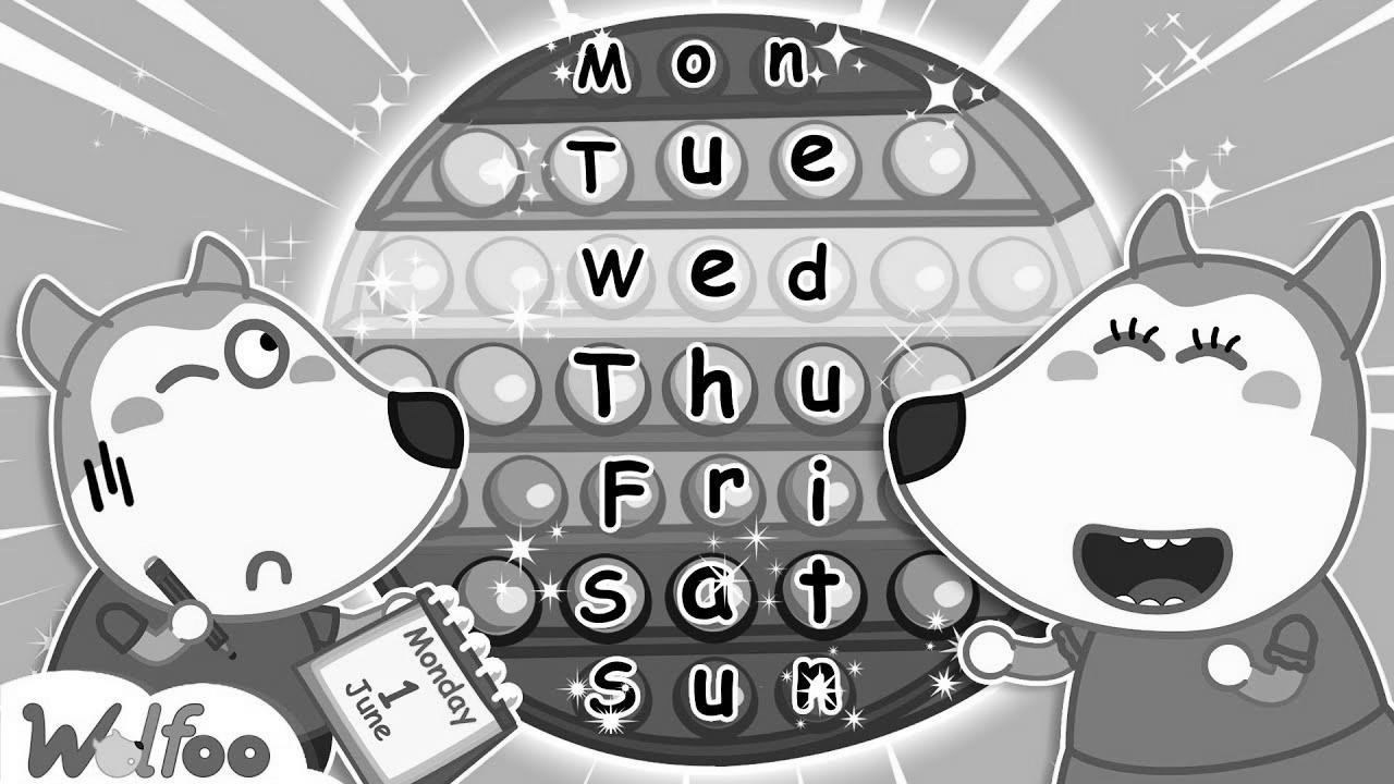 Mommy Helps Wolfoo Be taught Days of the Week with Pop It – Academic Video for Children |  Wolfoo Channel