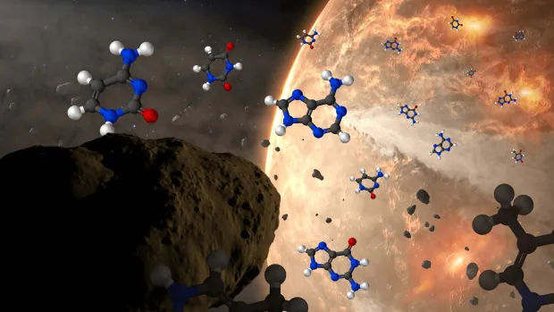 All 5 {building|constructing} blocks of DNA, RNA {found in|present in} meteorites from Canada, U.S., Australia