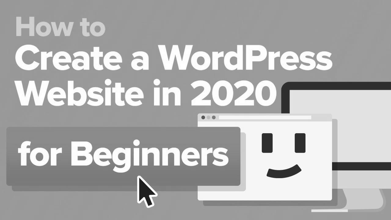 How To Create A WordPress Website [2020] For Newcomers + website positioning!