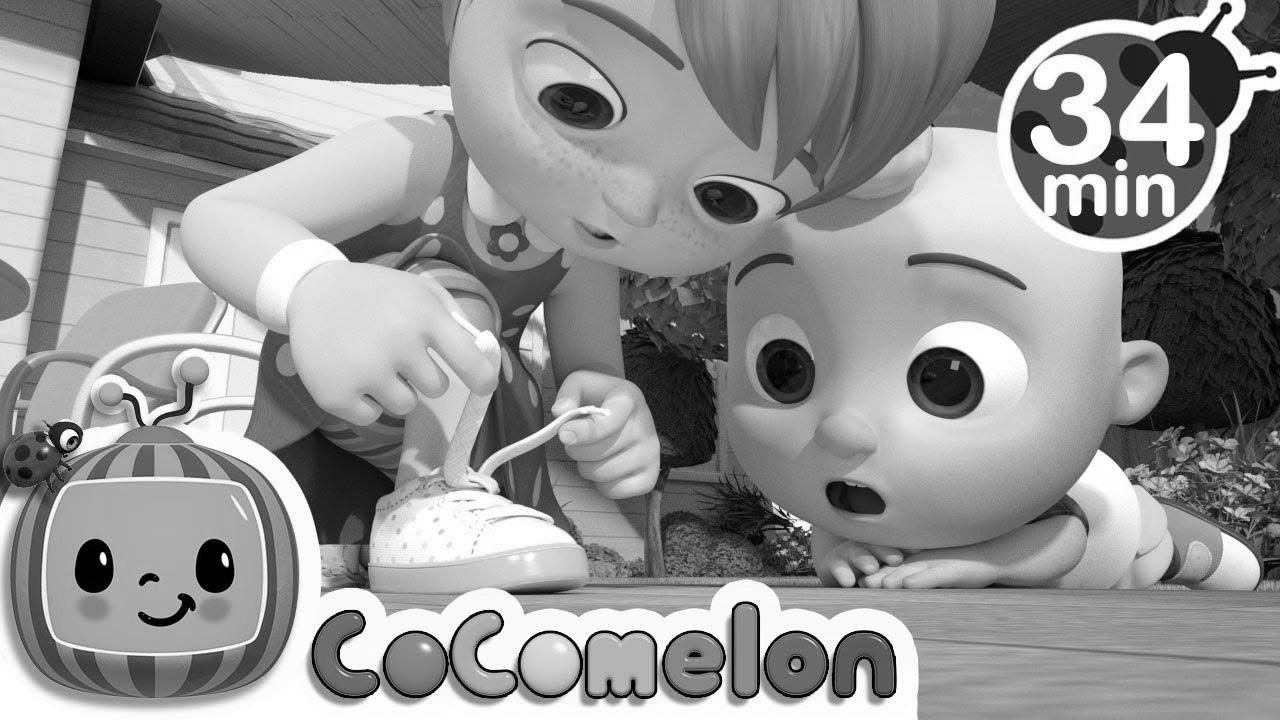 Learn To Tie Your Sneakers + More Nursery Rhymes & Children Songs – CoComelon