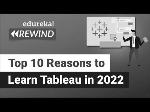 Prime 10 Causes to Study Tableau in 2022 |  Tableau Certification |  tableau |  Edureka Rewind – 6