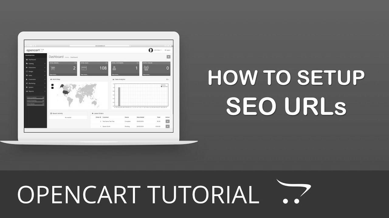  Set up web optimization URLs in OpenCart 3.x