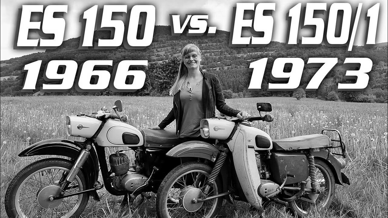 MZ ES 150 (1966) vs. MZ ES 150/1 Trophy (1973) Expertise comparability difference GDR automobiles classic