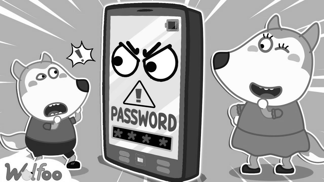 Stop Wolfoo!  Don’t Attempt to Unlock Mom’s Phone – Be taught Good Habits for Children |  Wolfoo Channel