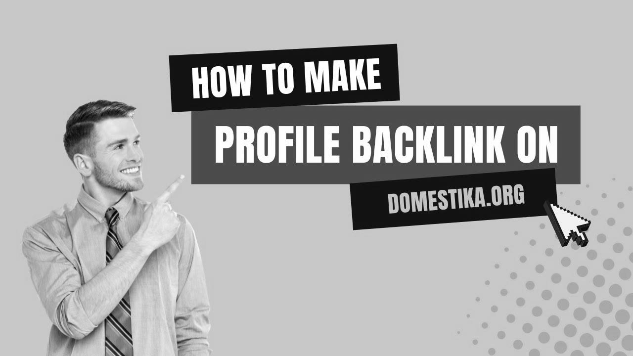 How To Create Profile Backlink on Domestika |  web optimization Link Constructing |  LinkoBuild