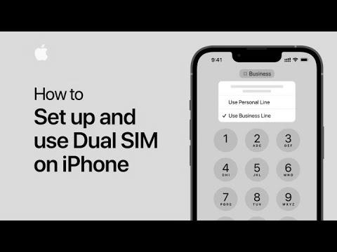 How to use Twin SIM on iPhone |  Apple support