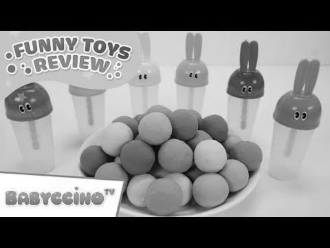 Babyccino Humorous Toys Evaluation Episode 9 – Be taught Colors Rainbow Ice Cream & Kinetic Sand